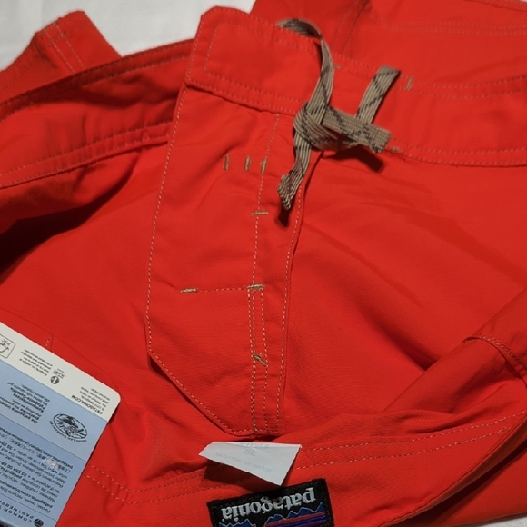 Patagonia Men's Bright Orange Board Shorts - Picture 13 of 16